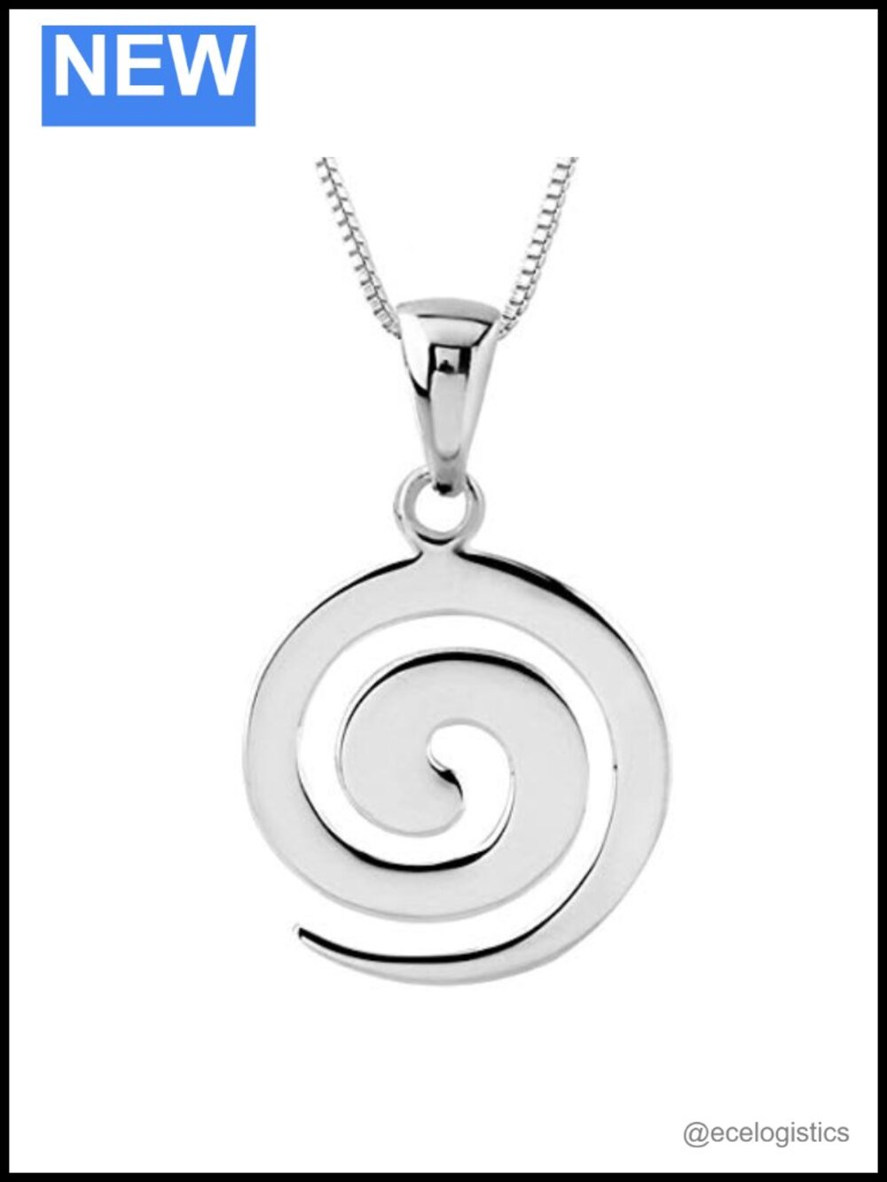 925 Sterling Silver Necklace 18 Inch Pendant Necklace for Women